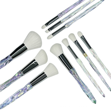 Crystal Bling Professional Maquillage Brosse Set Étiquette privée